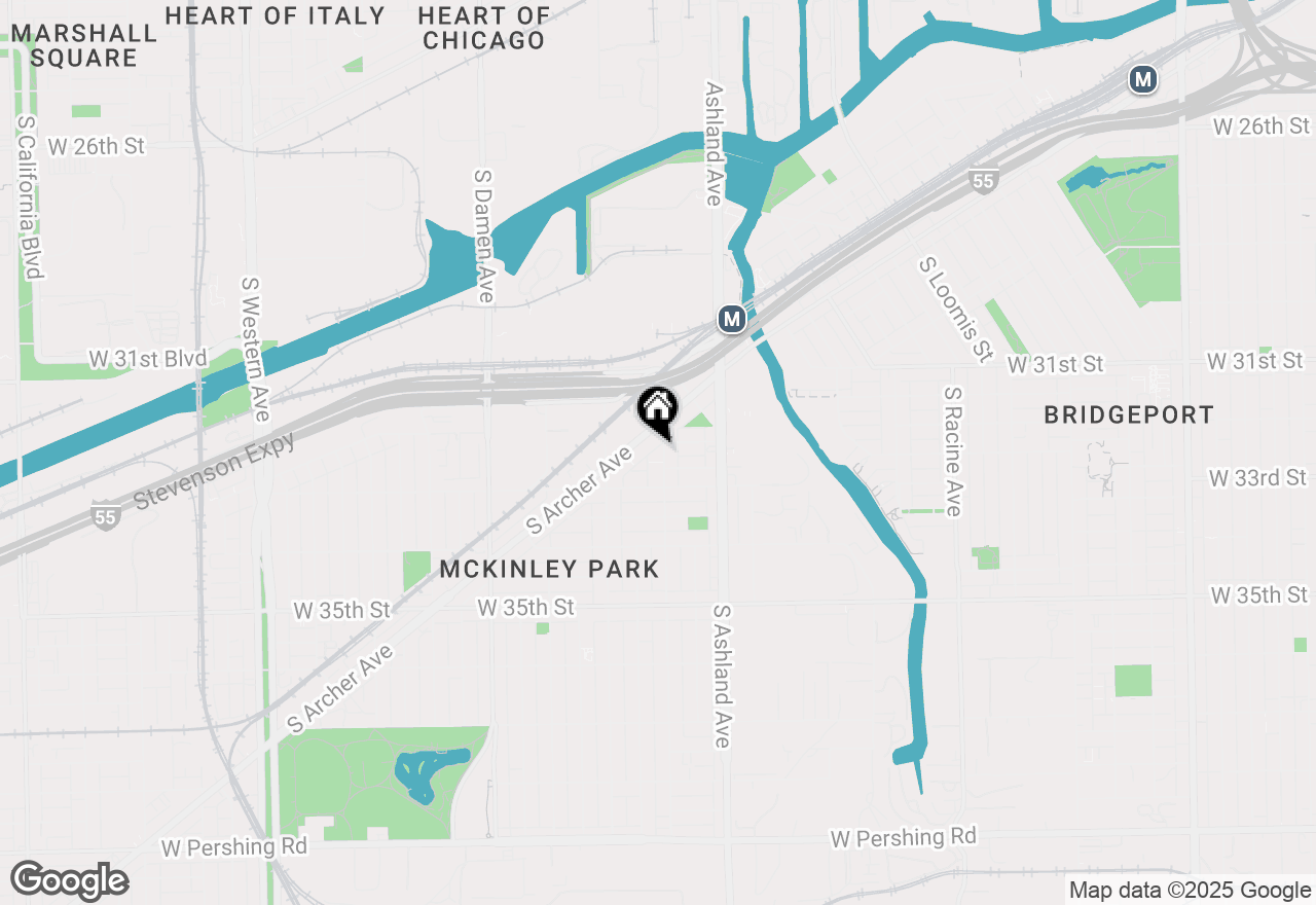Map of 3228 S Paulina Street, Chicago, IL 60608
