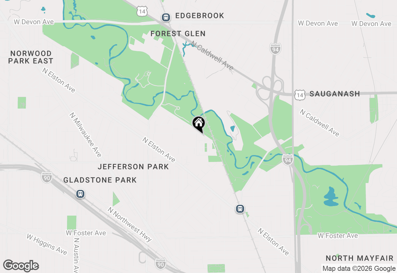 Map of 5255 W Ardmore Avenue, Chicago, IL 60646