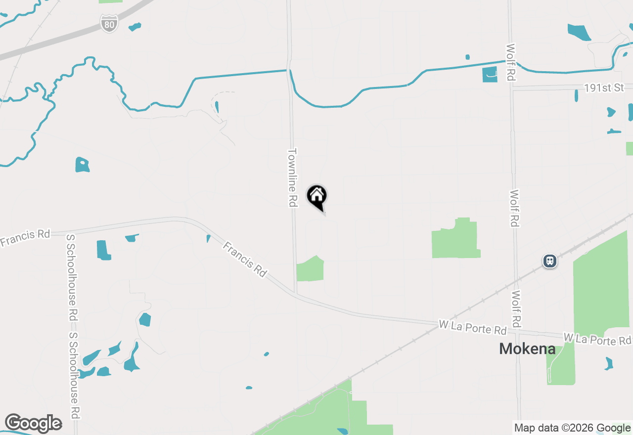 Map of 19522 Victorian Drive, Mokena, IL 60448