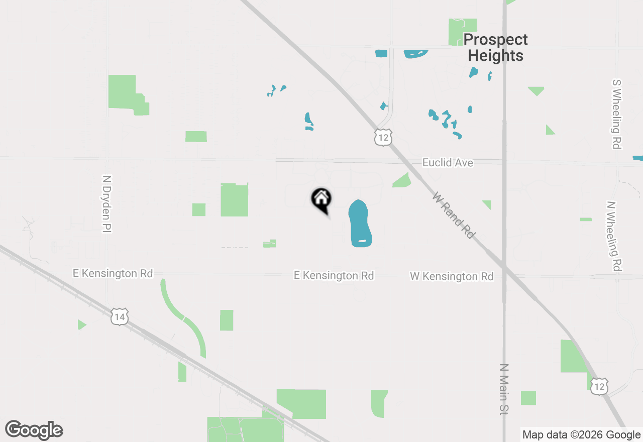 Map of 2424 E Miner Street, Arlington Heights, IL 60004
