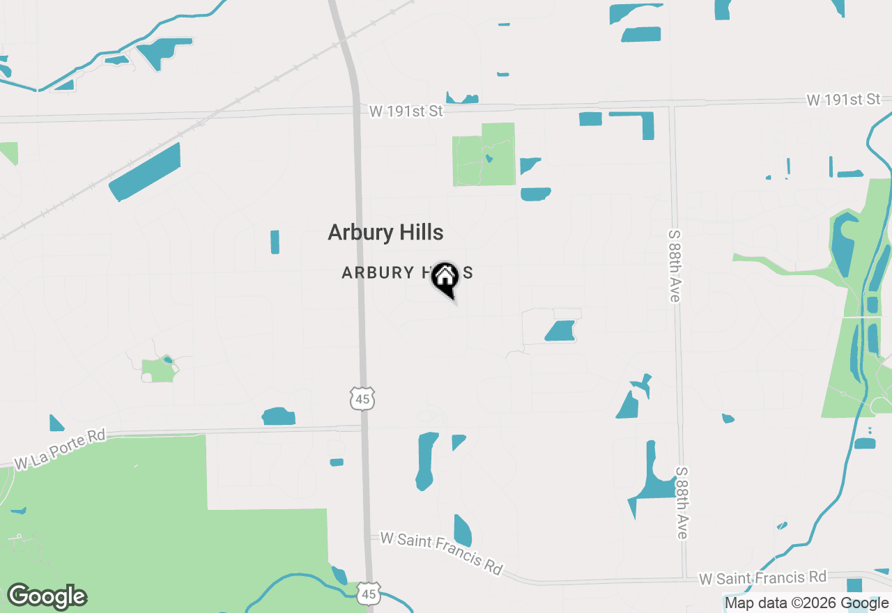 Map of 19600 Catulpa Street, Mokena, IL 60448