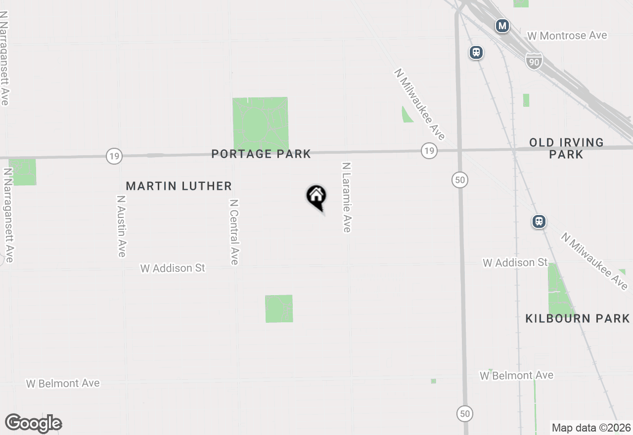 Map of 3744 N Lockwood Avenue, Chicago, IL 60641