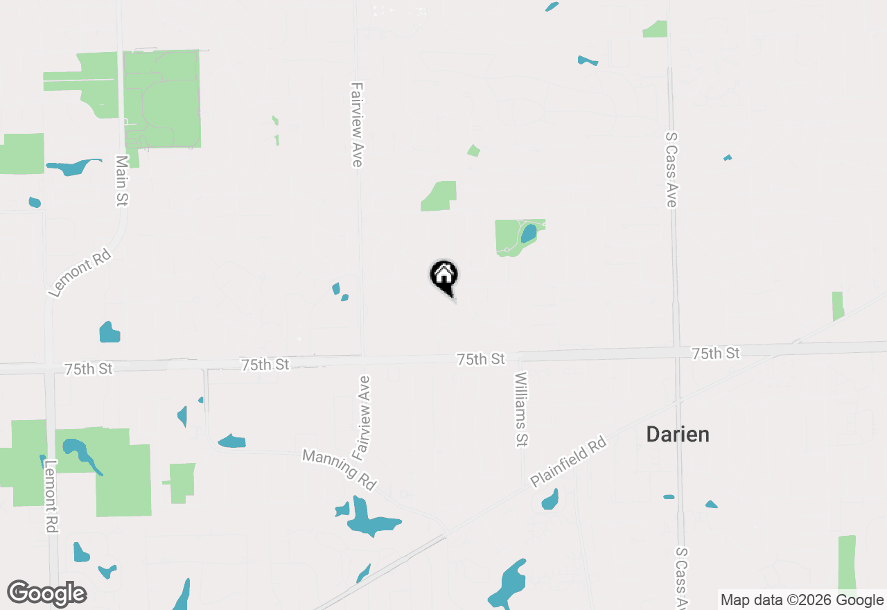 Map of 7314 Summit Road, Darien, IL 60561