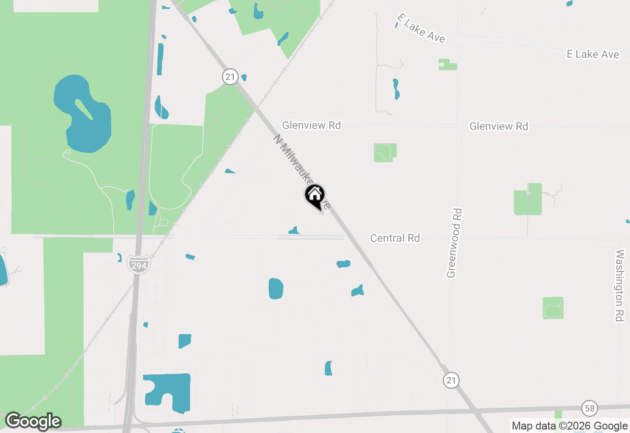 Map of 3700 Capri Court #206, Glenview, IL 60025