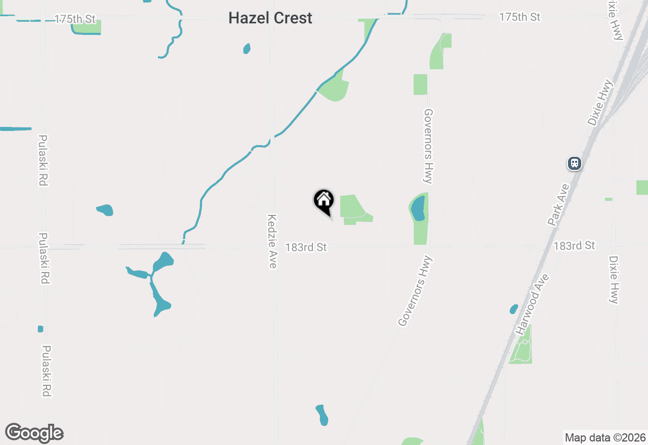 Map of 3009 Olive Road, Homewood, IL 60430