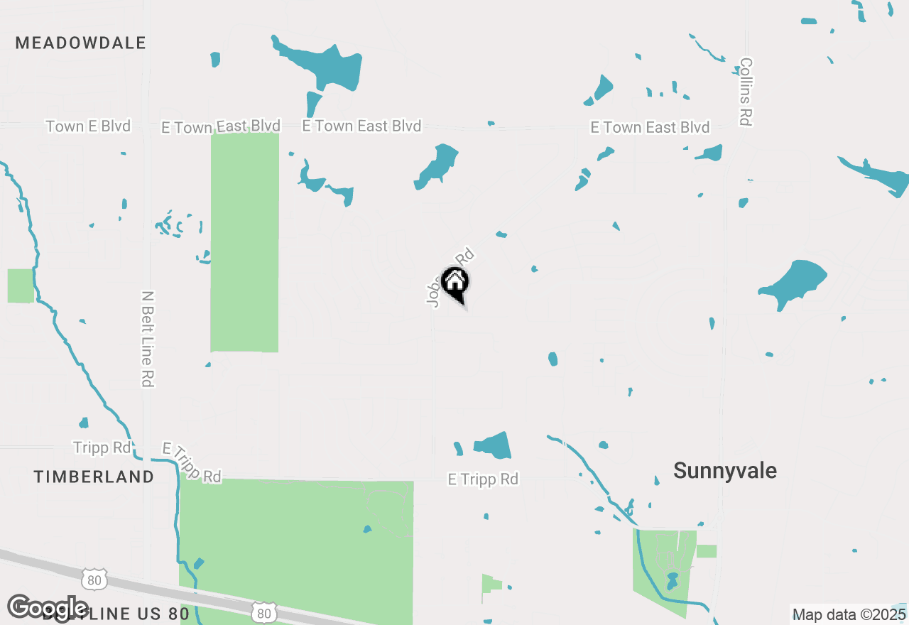 Map of 286 Greenhill Avenue, Sunnyvale, TX 75182
