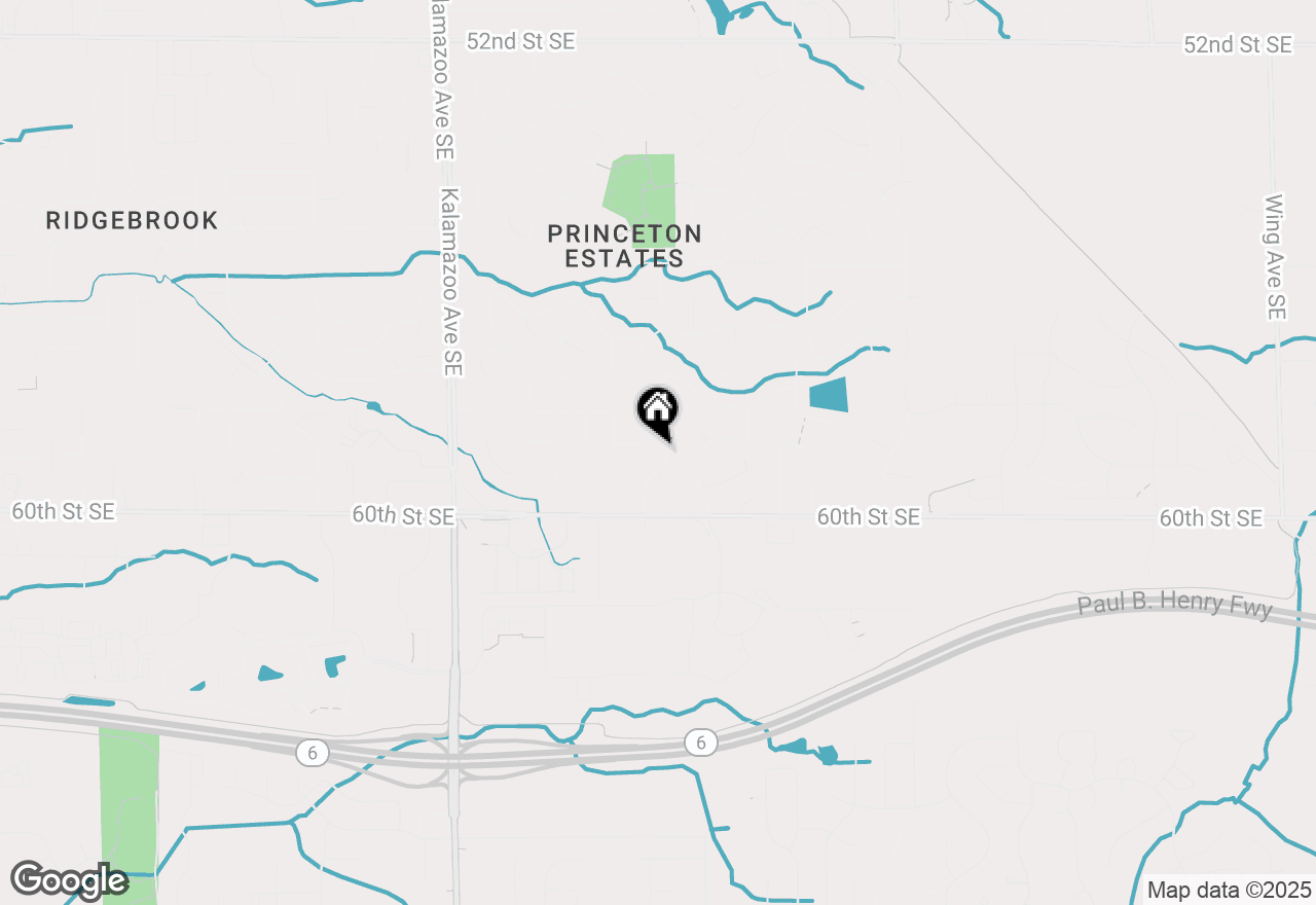 Map of 5893 Crestmoor Drive Se, Grand Rapids, MI 49508