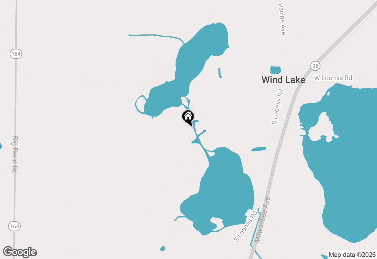 Map of 7621 W View Dr, Waterford, WI 53185