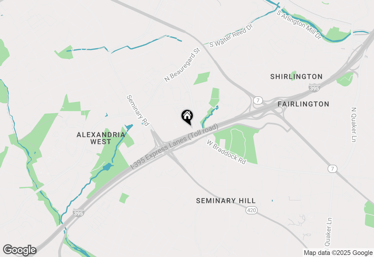 Map of 4611 Latrobe Place, Alexandria, VA 22311