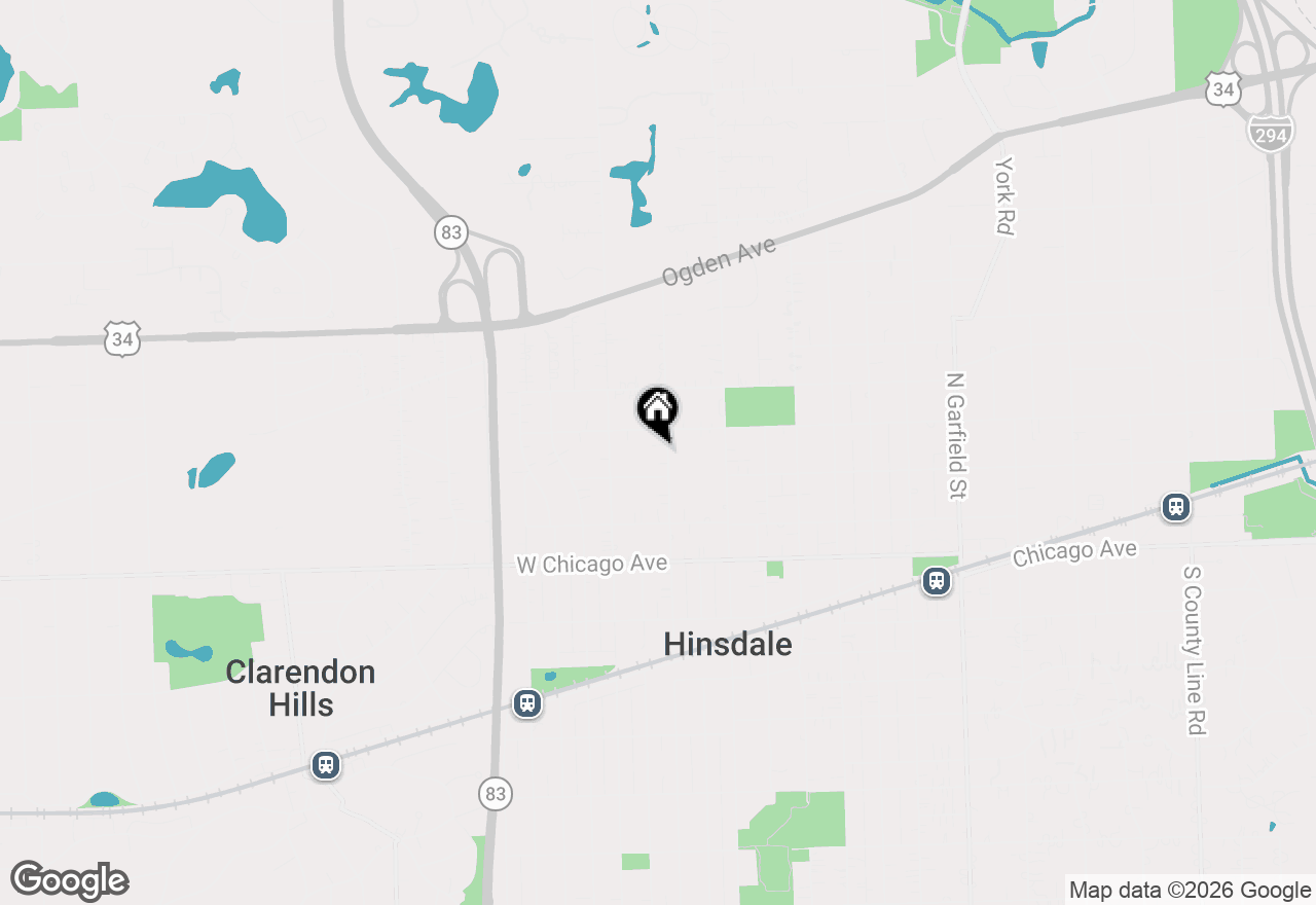 Map of 220 N Monroe Street, Hinsdale, IL 60521