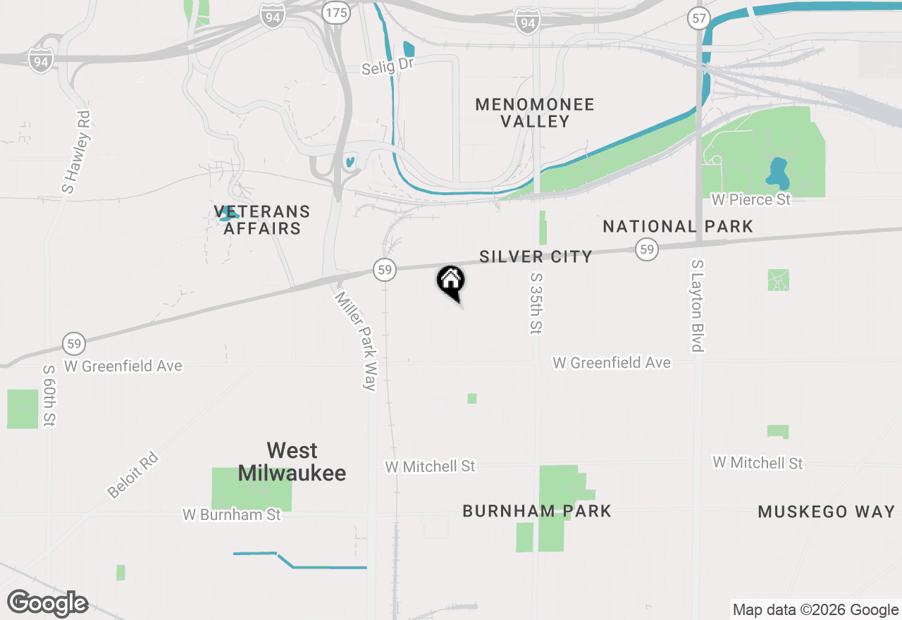 Map of 3914 W Scott St #3916, West Milwaukee, WI 53215