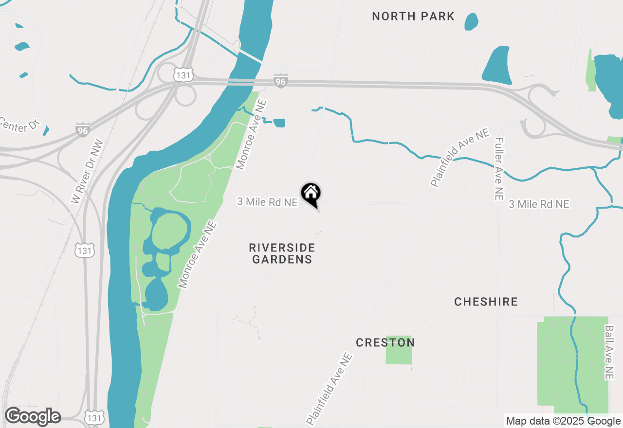 Map of 541 Russwood Street Ne, Grand Rapids, MI 49505