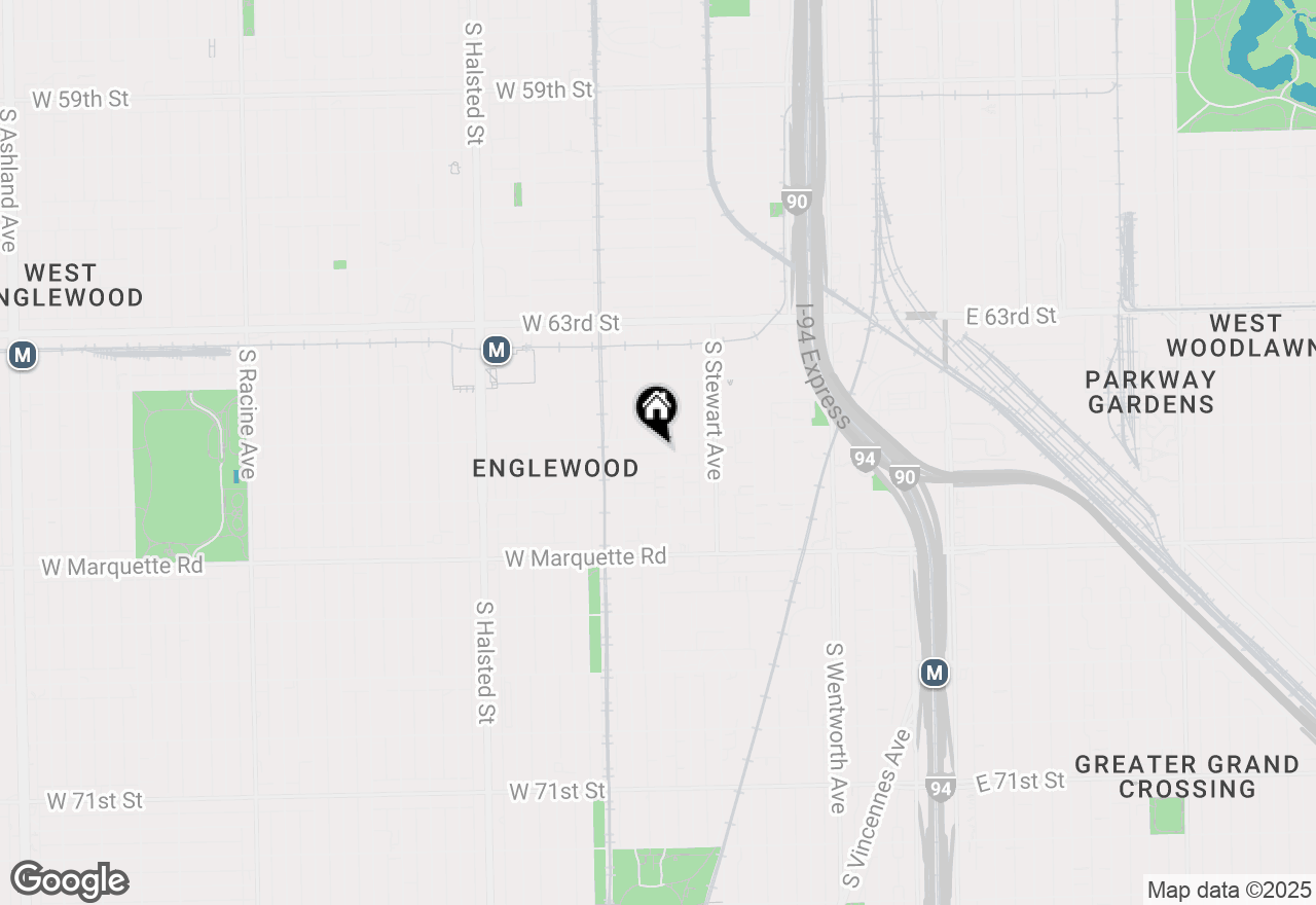 Map of 501 W 65th Street, Chicago, IL 60621