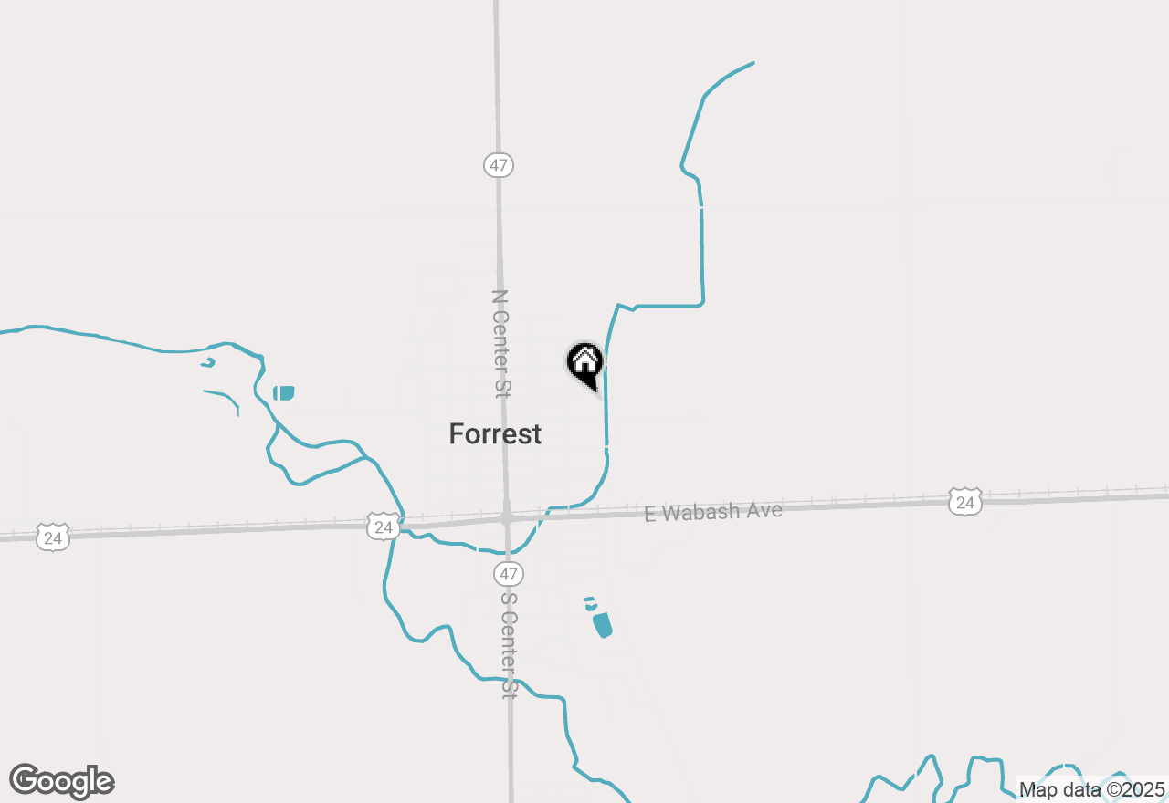 Map of 320 E James Street, Forrest, IL 61741