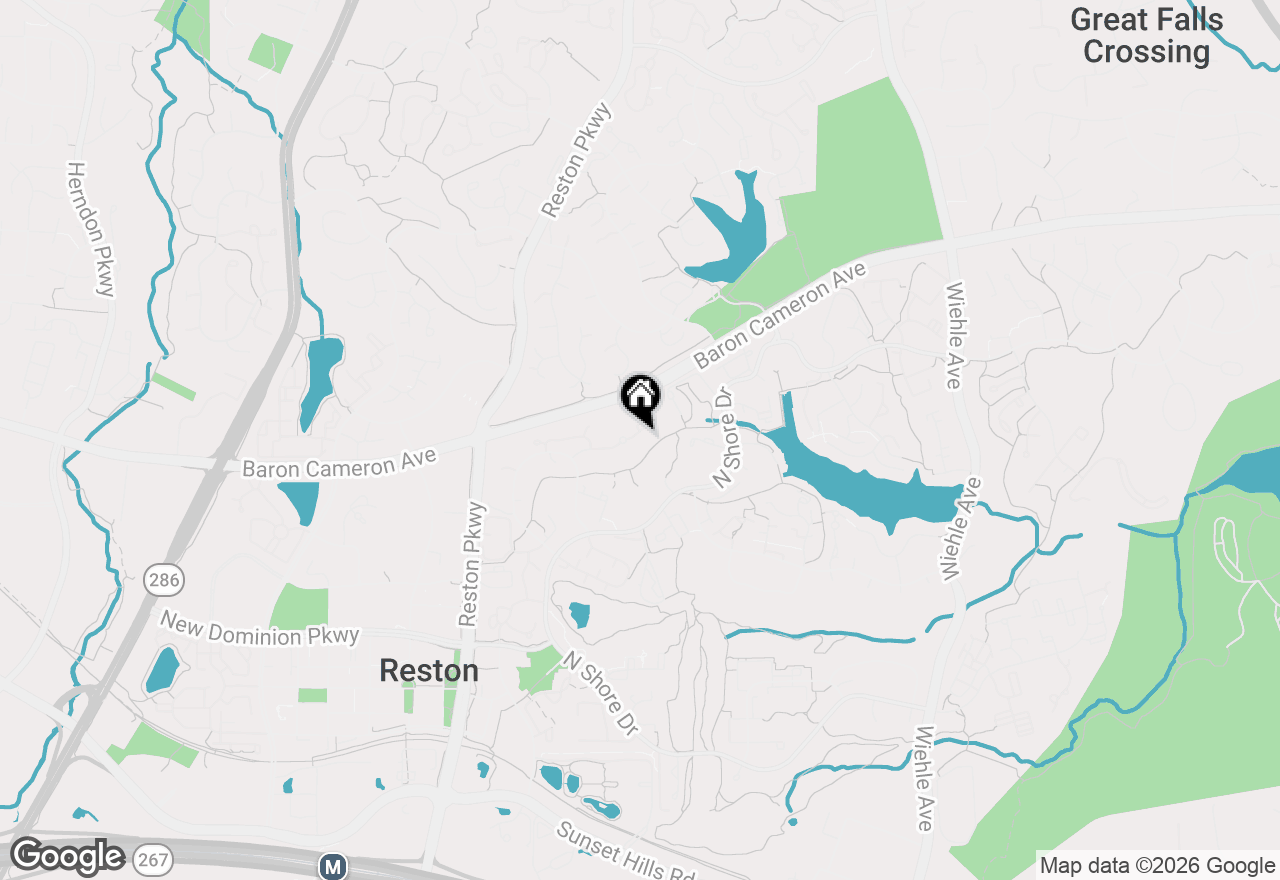 Map of 11611 Vantage Hill Road #11B, Reston, VA 20190