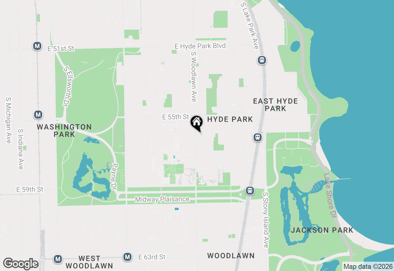 Map of 1201 E 56th Street, Chicago, IL 60637