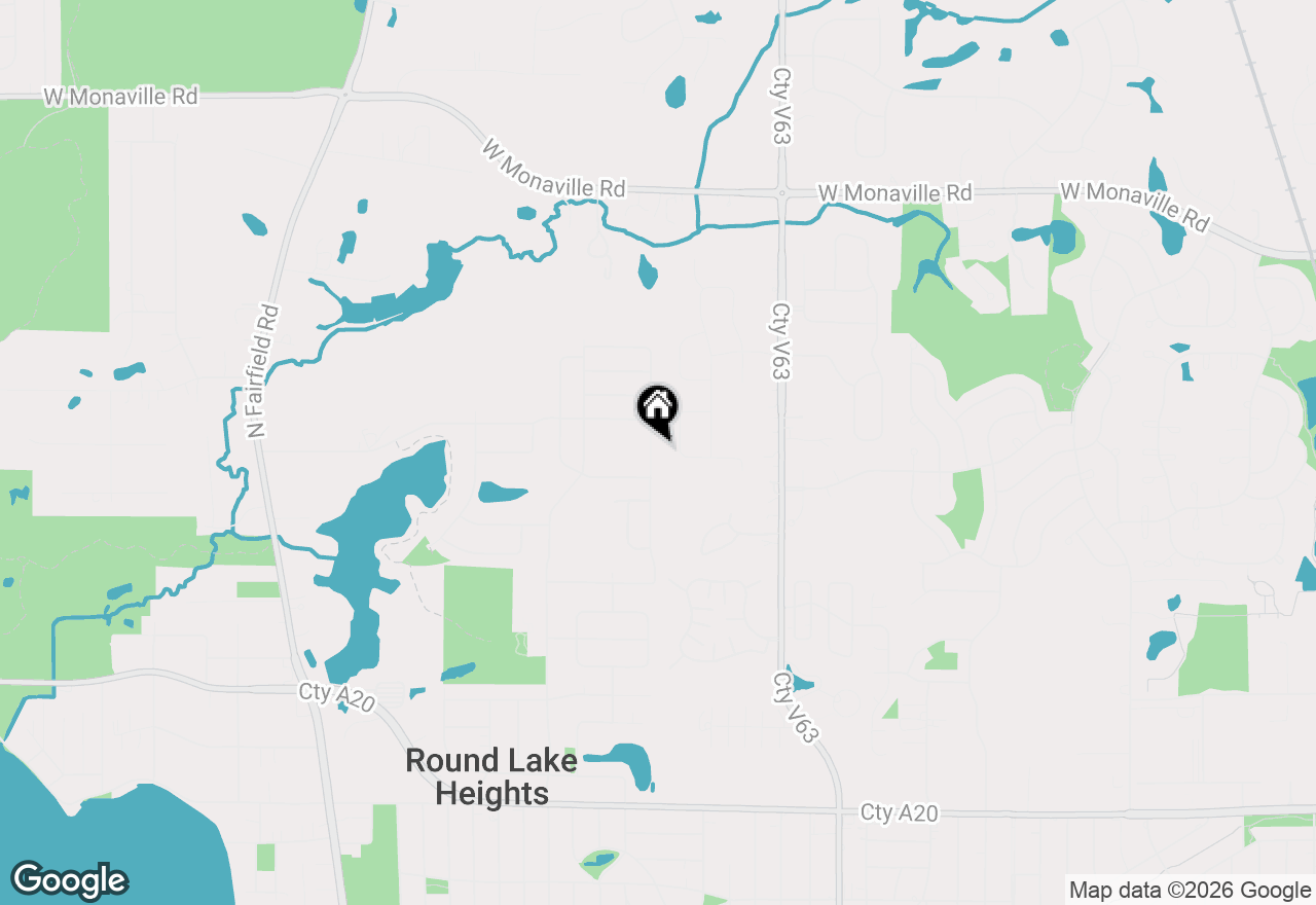 Map of 2297 N Arapahoe Trail, Round Lake Heights, IL 60073