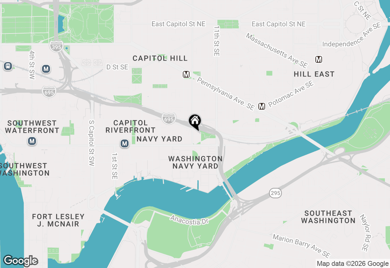 Map of 801 Virginia Avenue Se #203, Washington, DC 20003