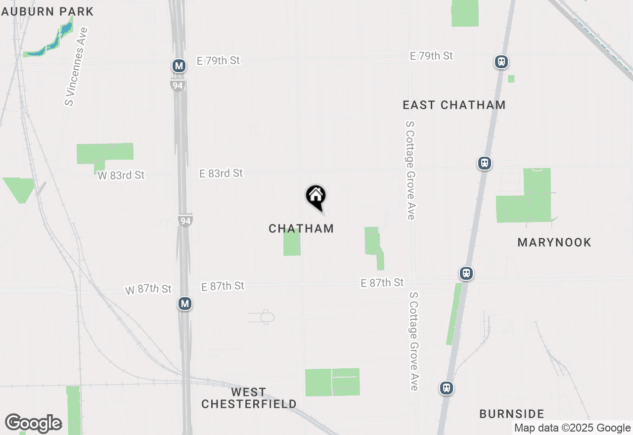 Map of 8436 S Vernon Avenue, Chicago, IL 60619