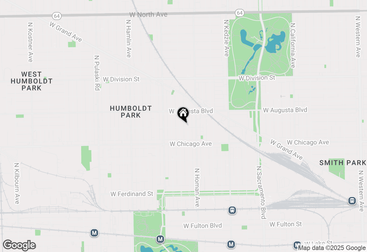 Map of 905 N Saint Louis Avenue, Chicago, IL 60651