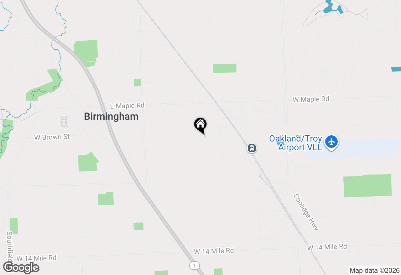 Map of 1815 Bowers Street, Birmingham, MI 48009