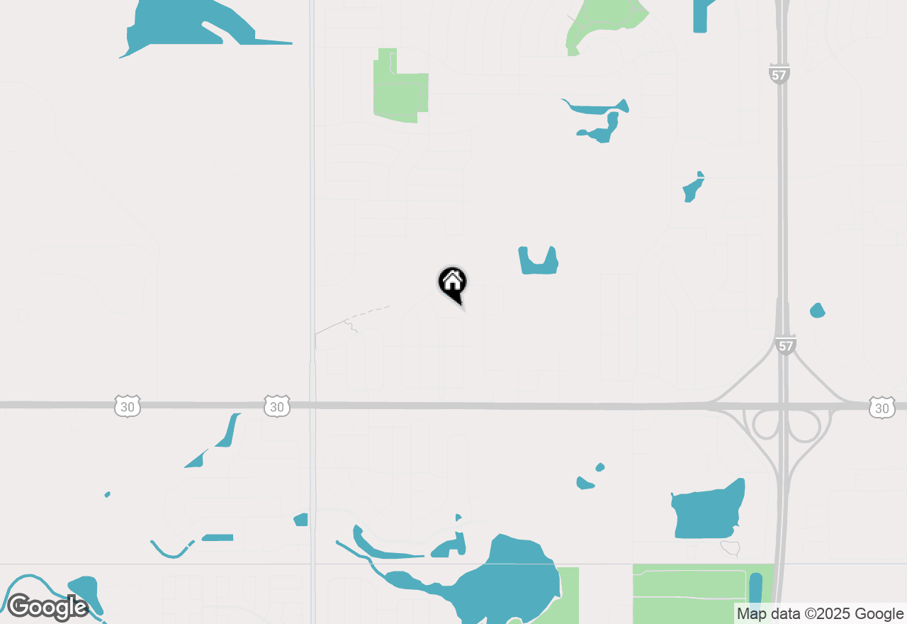 Map of 6016 Warwick Drive, Matteson, IL 60443