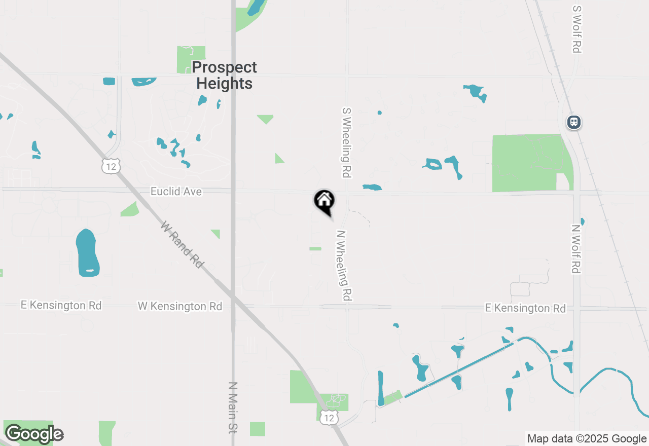 Map of 1195 N Boxwood Drive #202, Mount Prospect, IL 60056