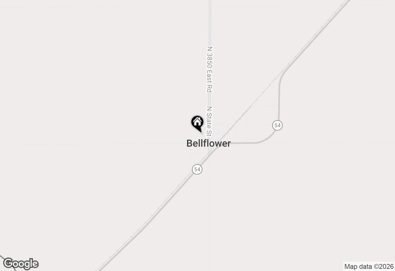 Map of 110 N Vine Street, Bellflower, IL 62174