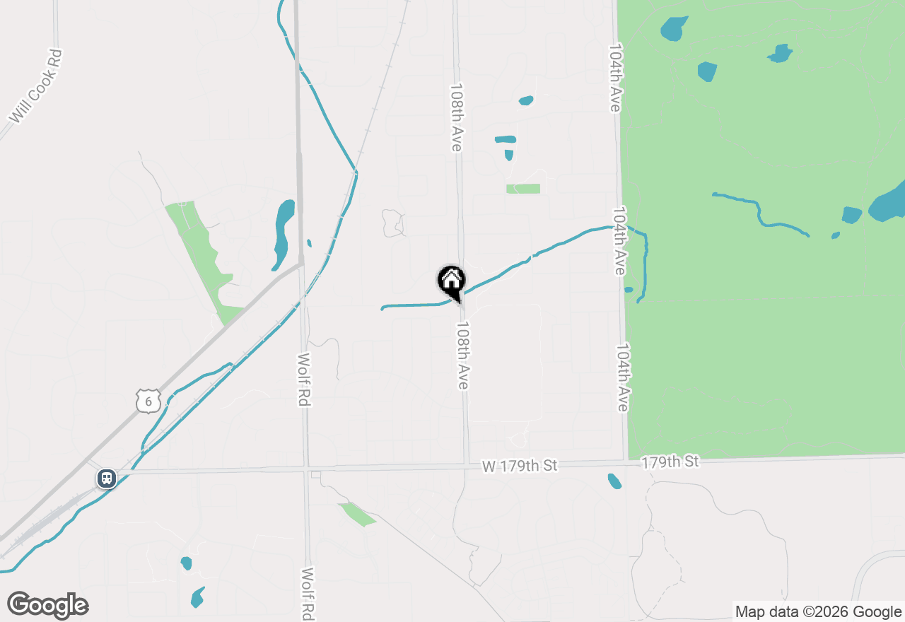 Map of 10814 Pamela Lane, Orland Park, IL 60467