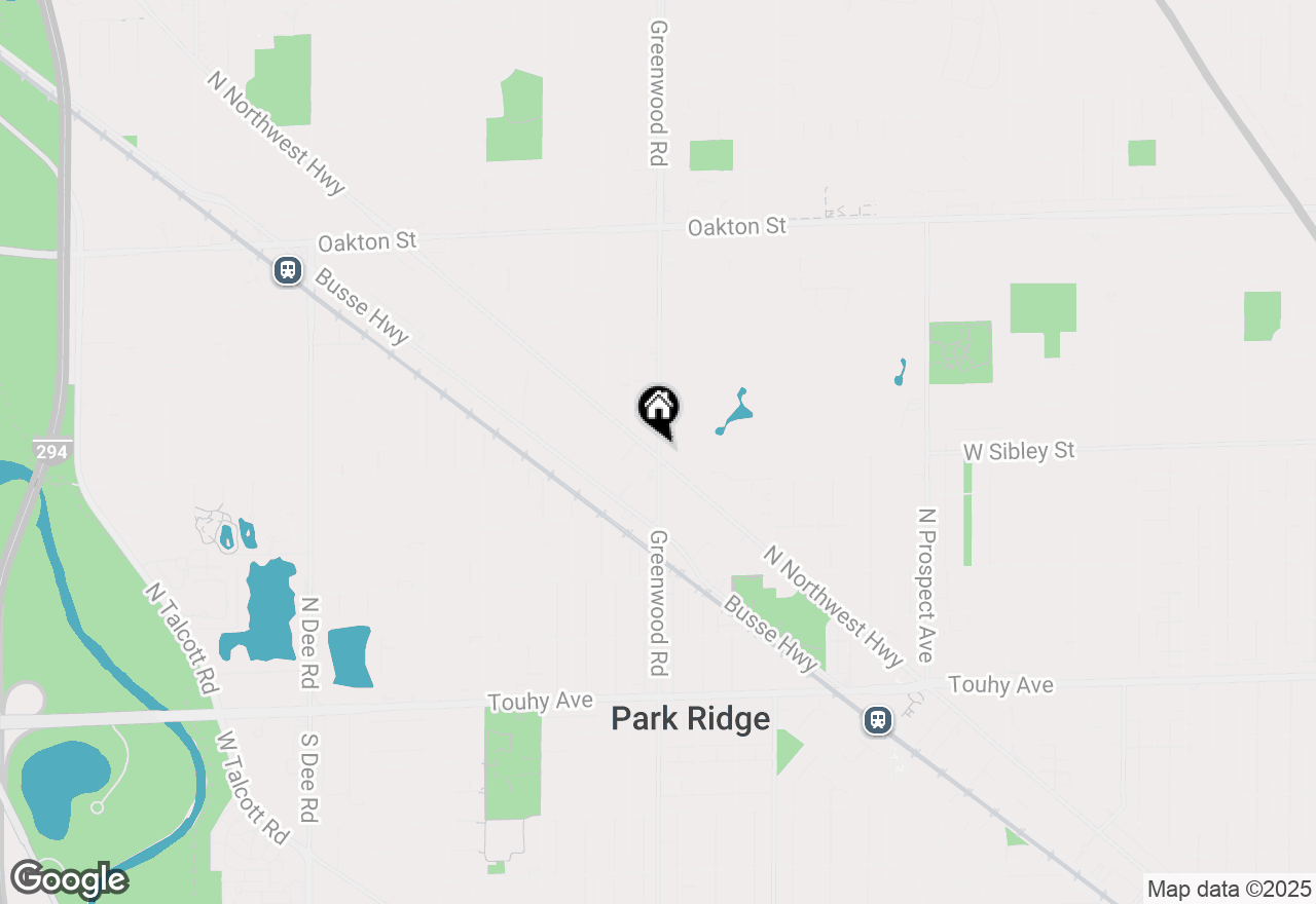 Map of 601 Greenwood Avenue, Glenview, IL 60025