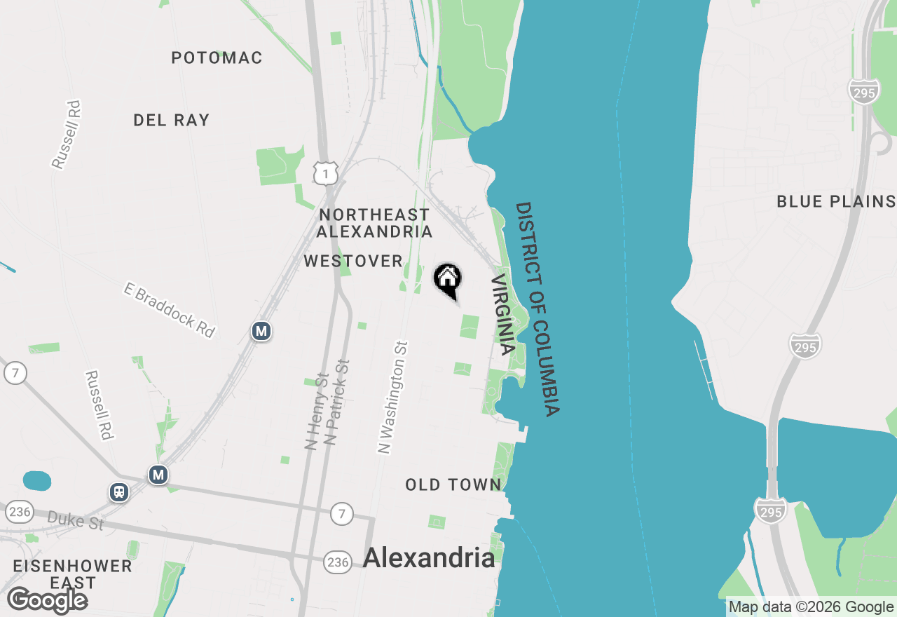 Map of 1011 N Pitt Street, Alexandria, VA 22314