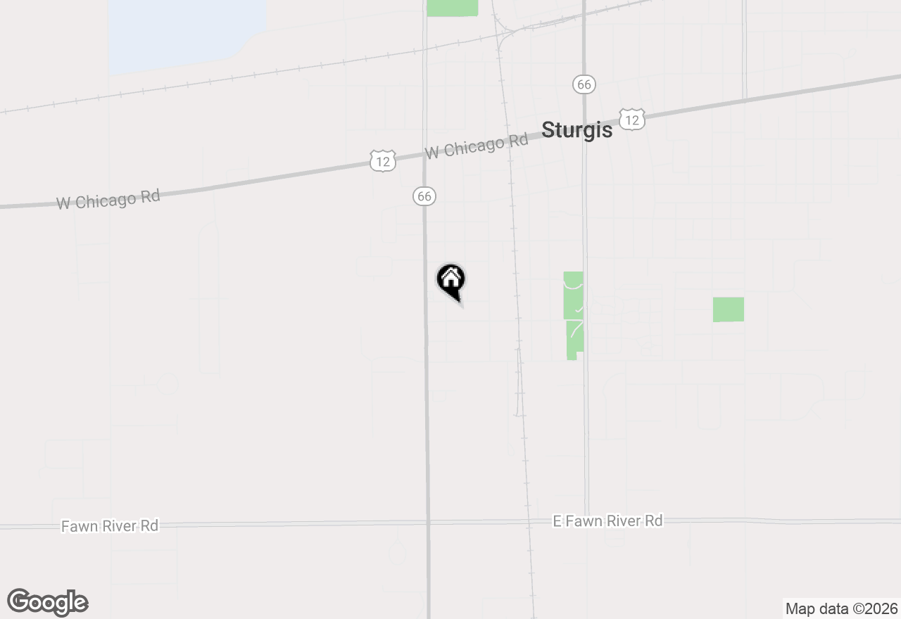 Map of 702 S Orange Street, Sturgis, MI 49091