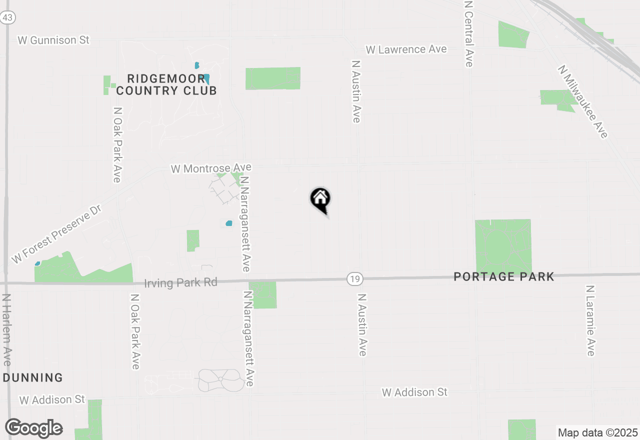 Map of 6124 W Berteau Avenue, Chicago, IL 60634