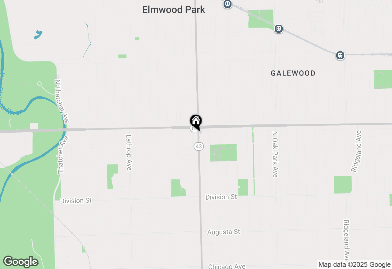 Map of 1528 N Harlem Avenue #2W, River Forest, IL 60305