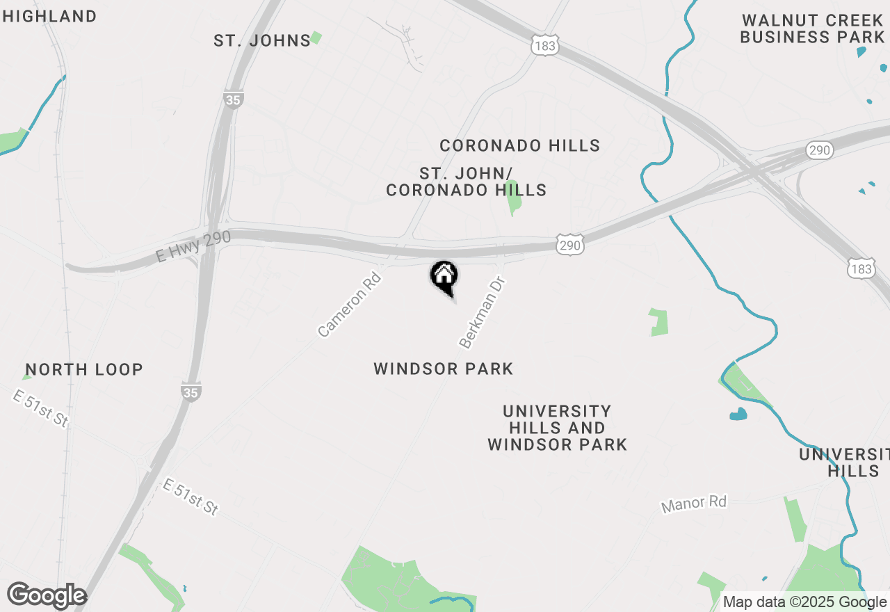 Map of 1601 Ashberry Dr, Austin, TX 78723