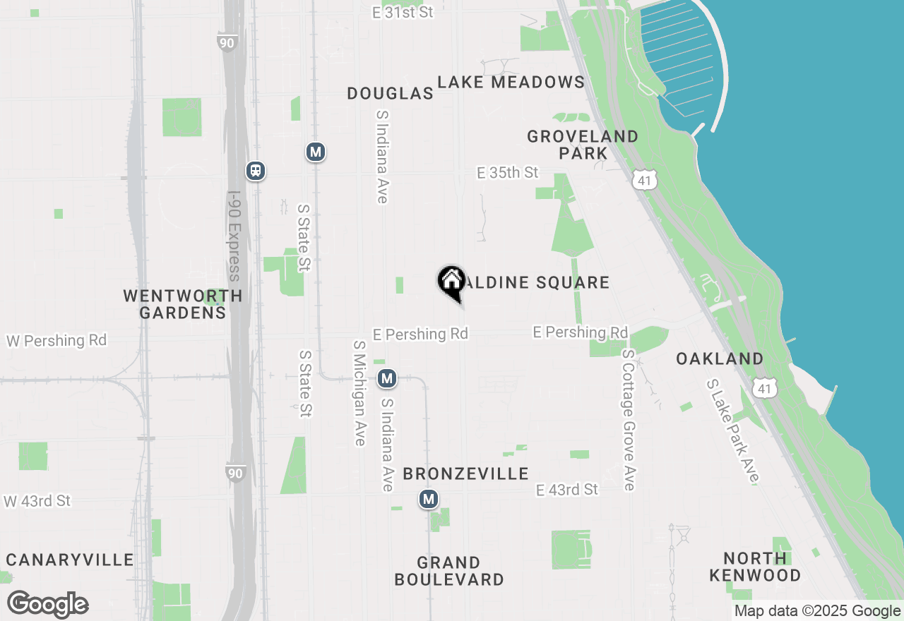 Map of 3816 S King Drive #1, Chicago, IL 60653