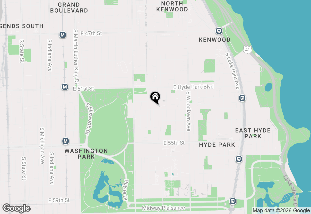 Map of 5239 S Ingleside Avenue, Chicago, IL 60615