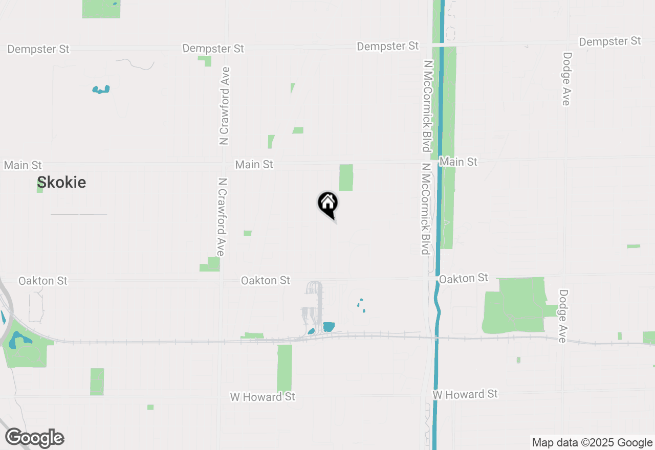 Map of 8157 Monticello Avenue, Skokie, IL 60076