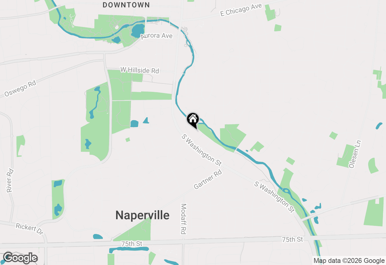 Map of 840 Hawthorne Drive, Naperville, IL 60540