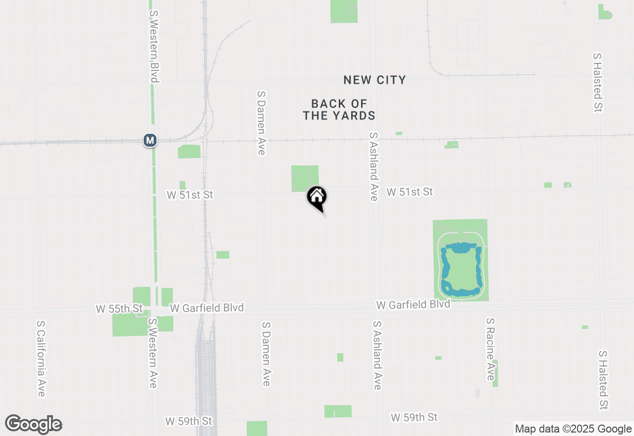 Map of 5154 S Wood Street, Chicago, IL 60609