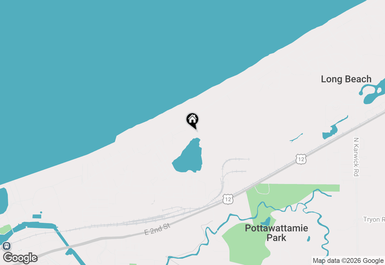 Map of (Address confidential), Michigan City, Indiana 46360