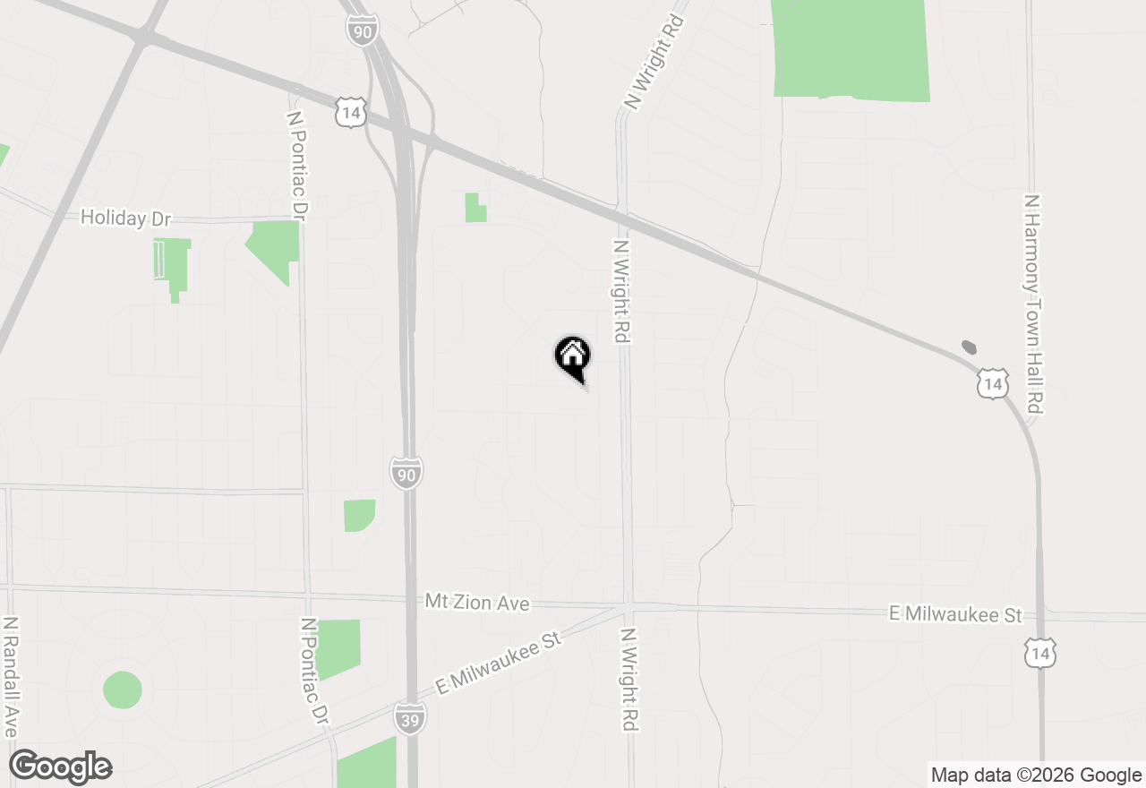 Map of 3438 Spruce Street, Janesville, WI 53546