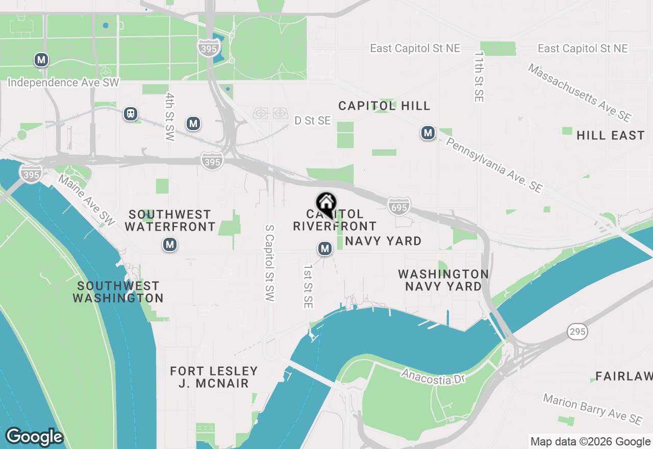 Map of 1000 New Jersey Avenue Se #1020, Washington, DC 20003
