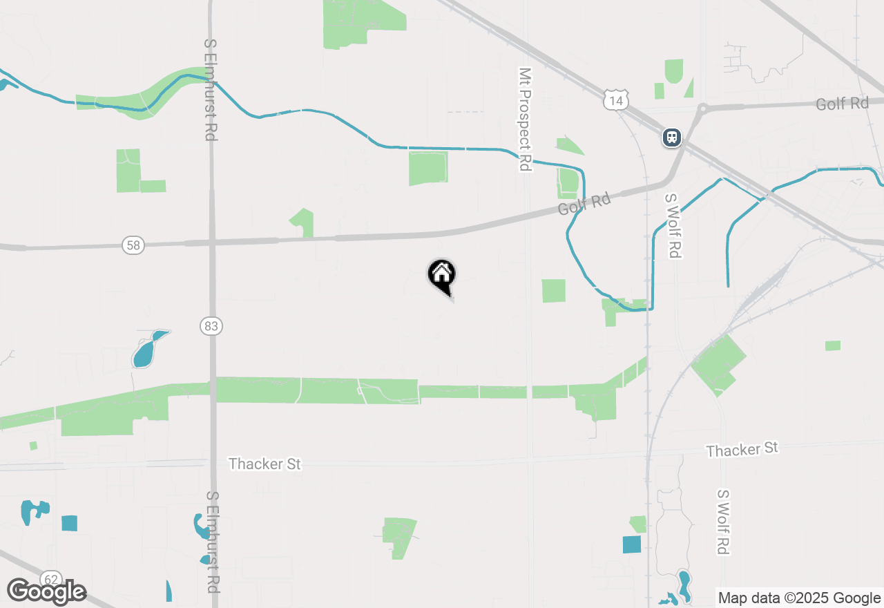 Map of 232 W Bradley Street, Des Plaines, IL 60016