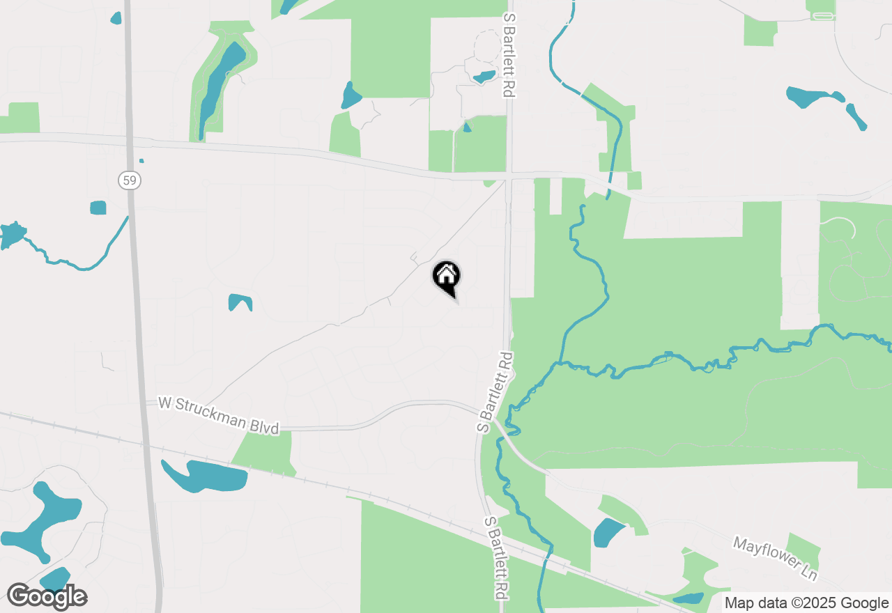 Map of 568 Foster Avenue, Bartlett, IL 60103