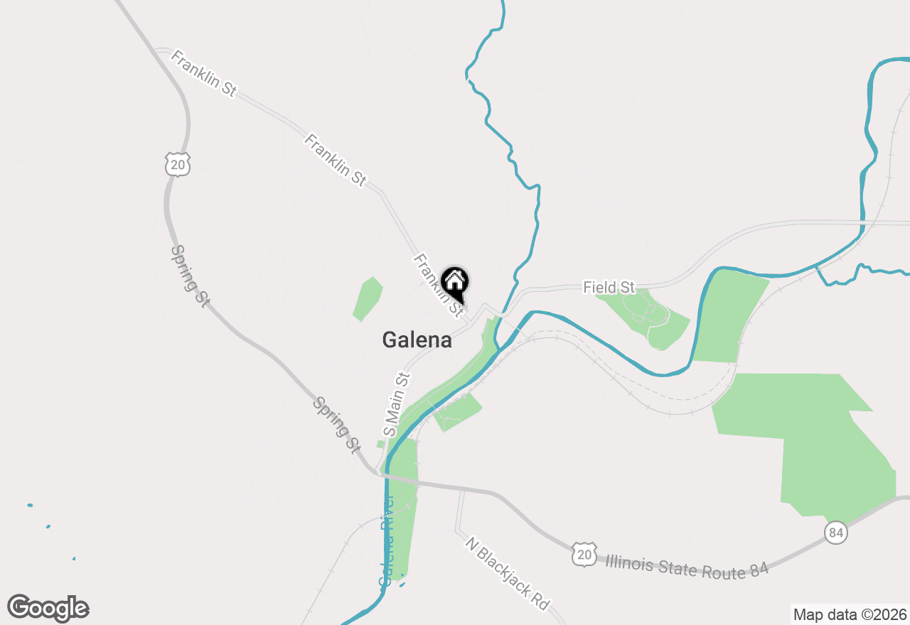Map of 310 Franklin Street, Galena, IL 61036