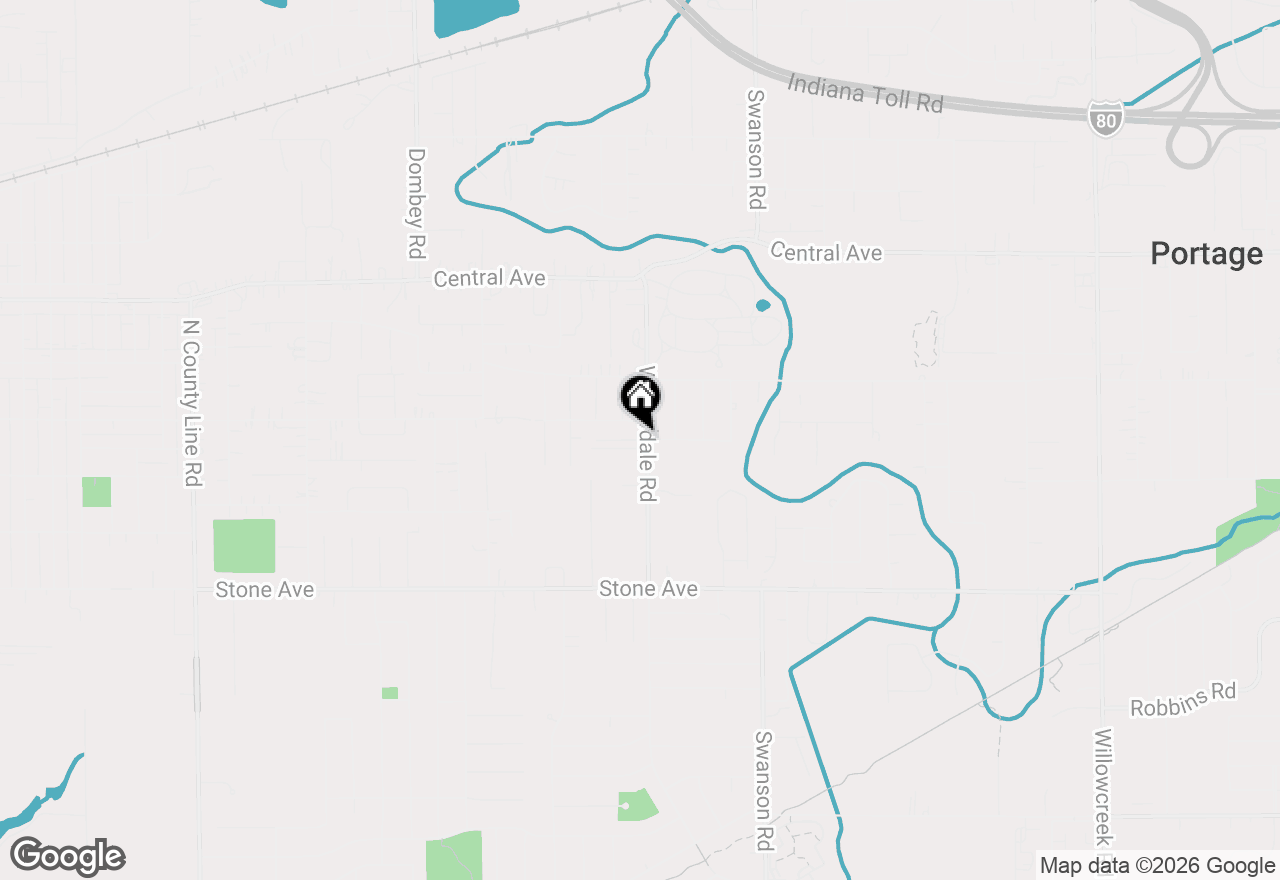Map of 2832 Willowdale Road, Portage, IN 46368