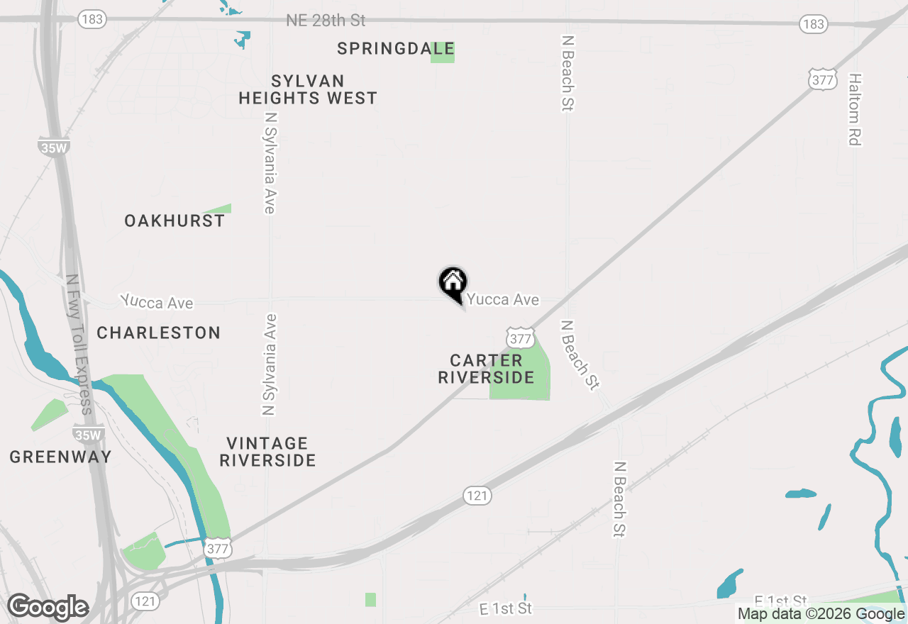 Map of 3413 Clary Avenue, Fort Worth, TX 76111