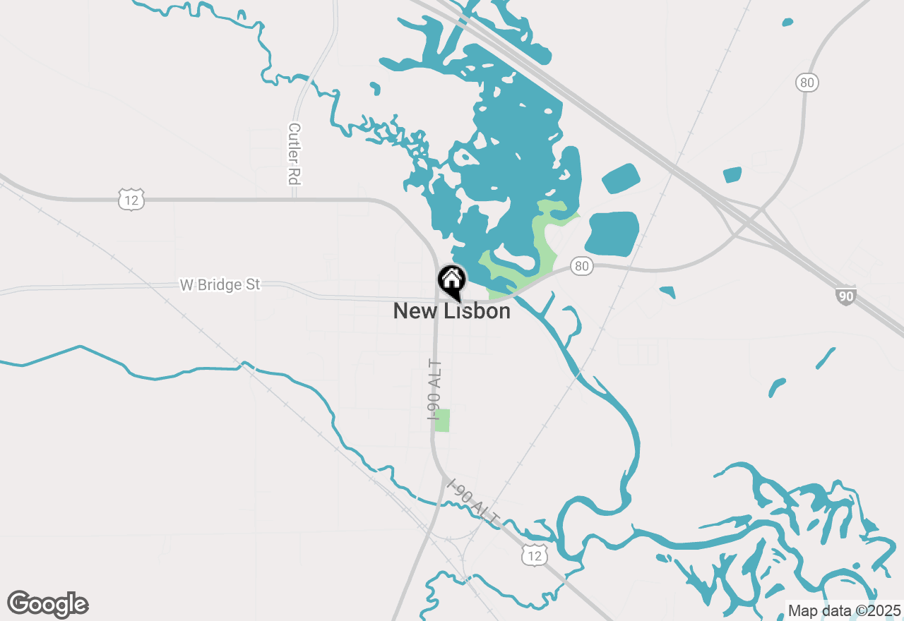 Map of W5876 Sand By Me Drive, New Lisbon, WI 53950