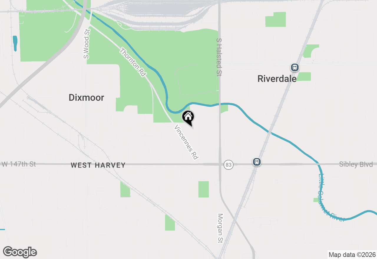 Map of 14459 Center Avenue, Harvey, IL 60426